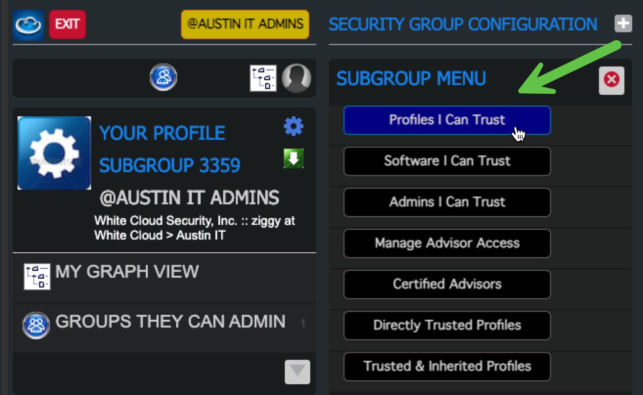 Open Profiles I Can Trust